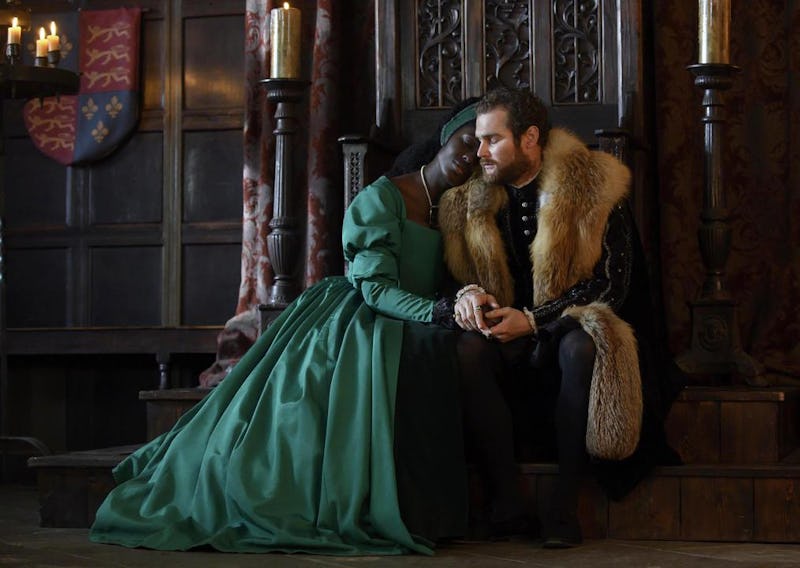 Anne Boleyn (Played by Jodie Turner-Smith) Henry VIII (Played by Mark Stanley)