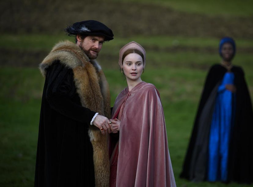 Anne Boleyn (Played by Jodie Turner-Smith), Henry VIII (Played by Mark Stanley), Jane Seymour (Playe...