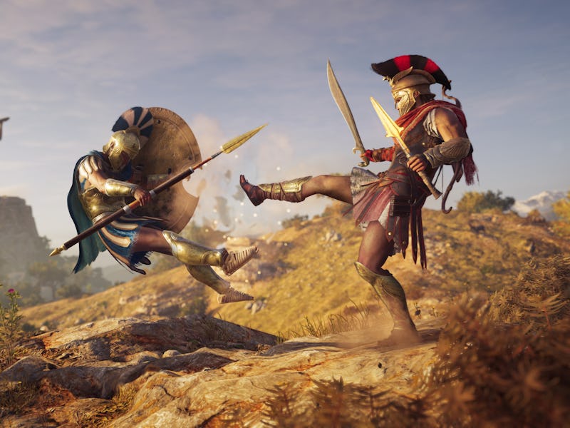 Press image from Assassins Creed Odyssey, the 11th installment in the series 