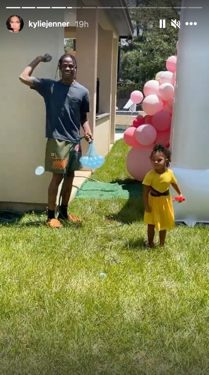 Kylie Jenner celebrated Memorial Day with Travis Scott and daughter Stormi.