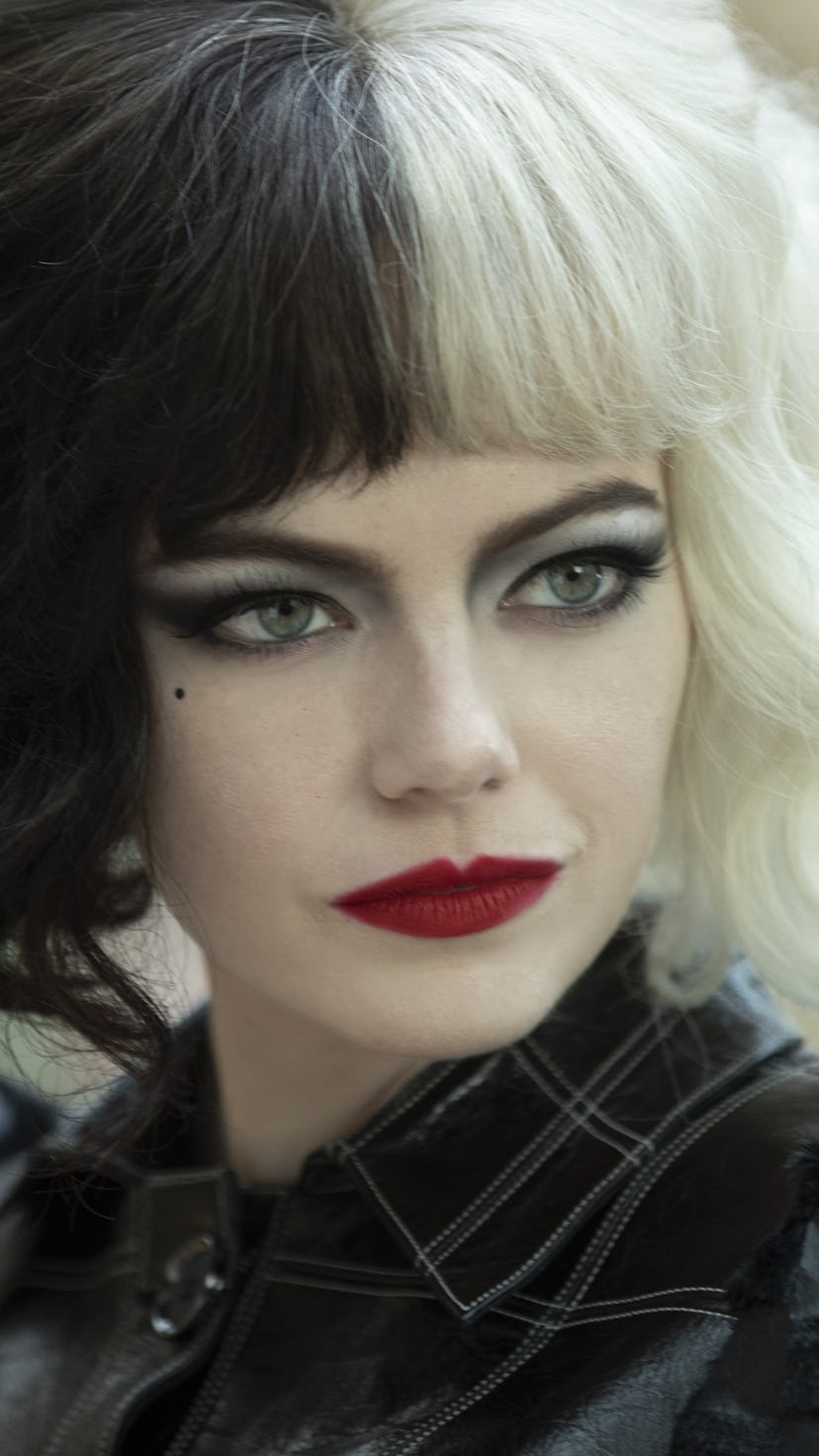 Emma Stone in 'Cruella.' Photo via Disney