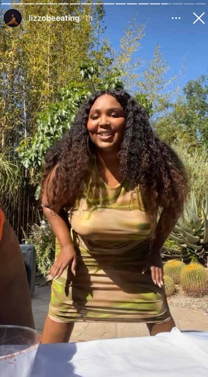 Lizzo celebrated Memorial Day at a daytime party.