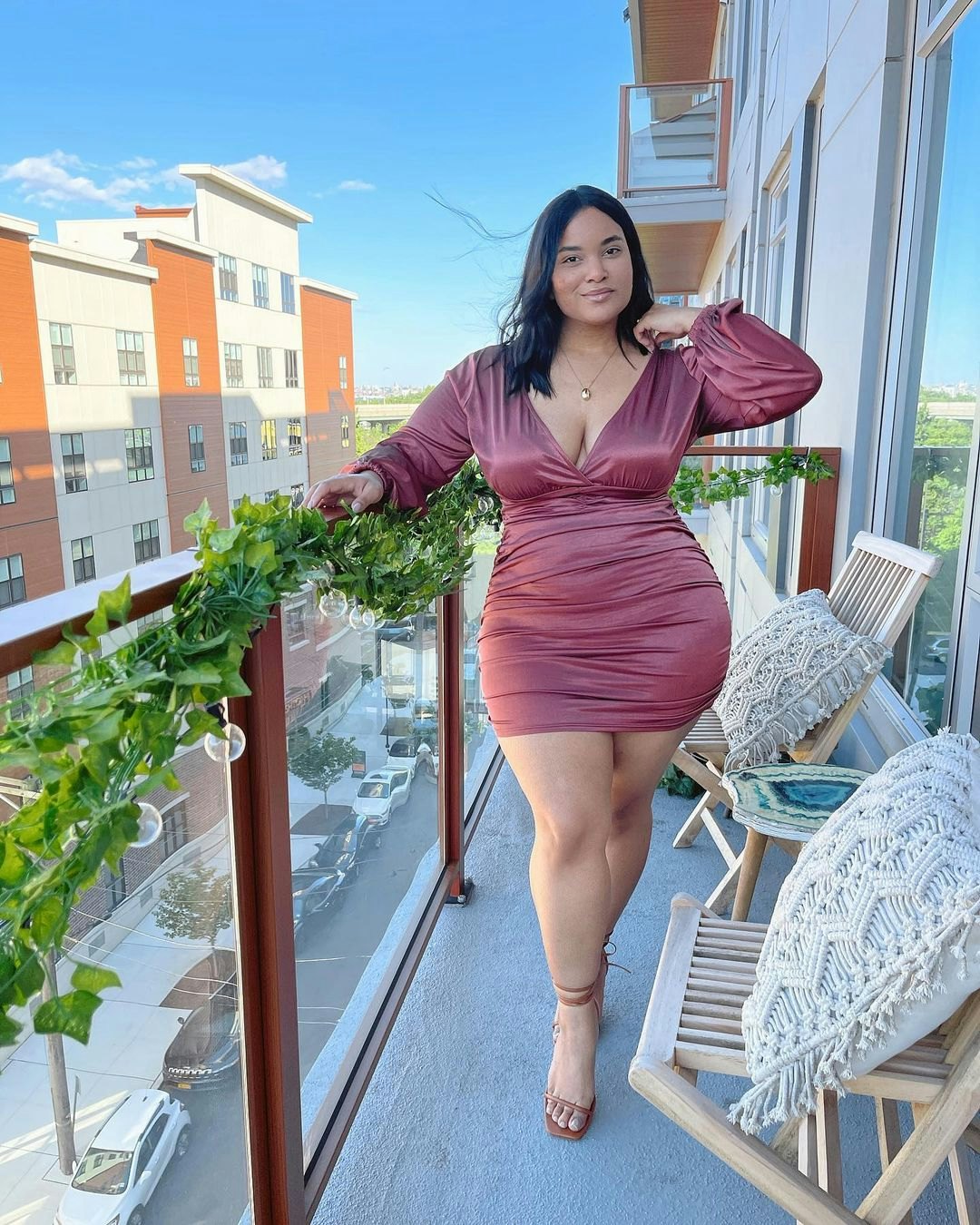 Plus Size Model - Dress By fabletics Model @ denisemmercedes