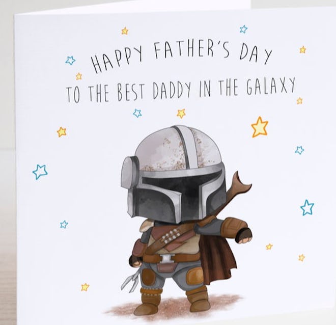davetheeaglecards Boba Fett Card is a great Star Wars Father's Day gift