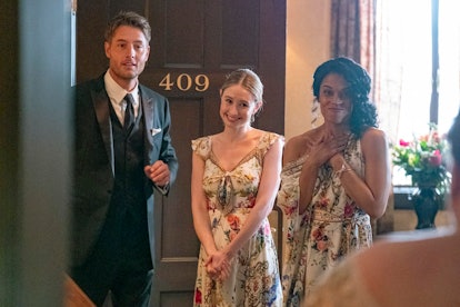 Justin Hartley as Kevin, Caitlin Thompson as Madison, Susan Kelechi Watson as Beth in 'This Is Us'