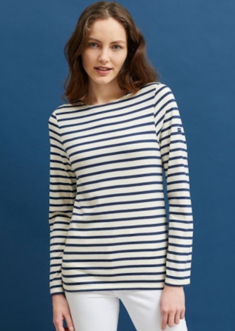 Minquiers Moderne Authentic Breton Stripe Shirt 