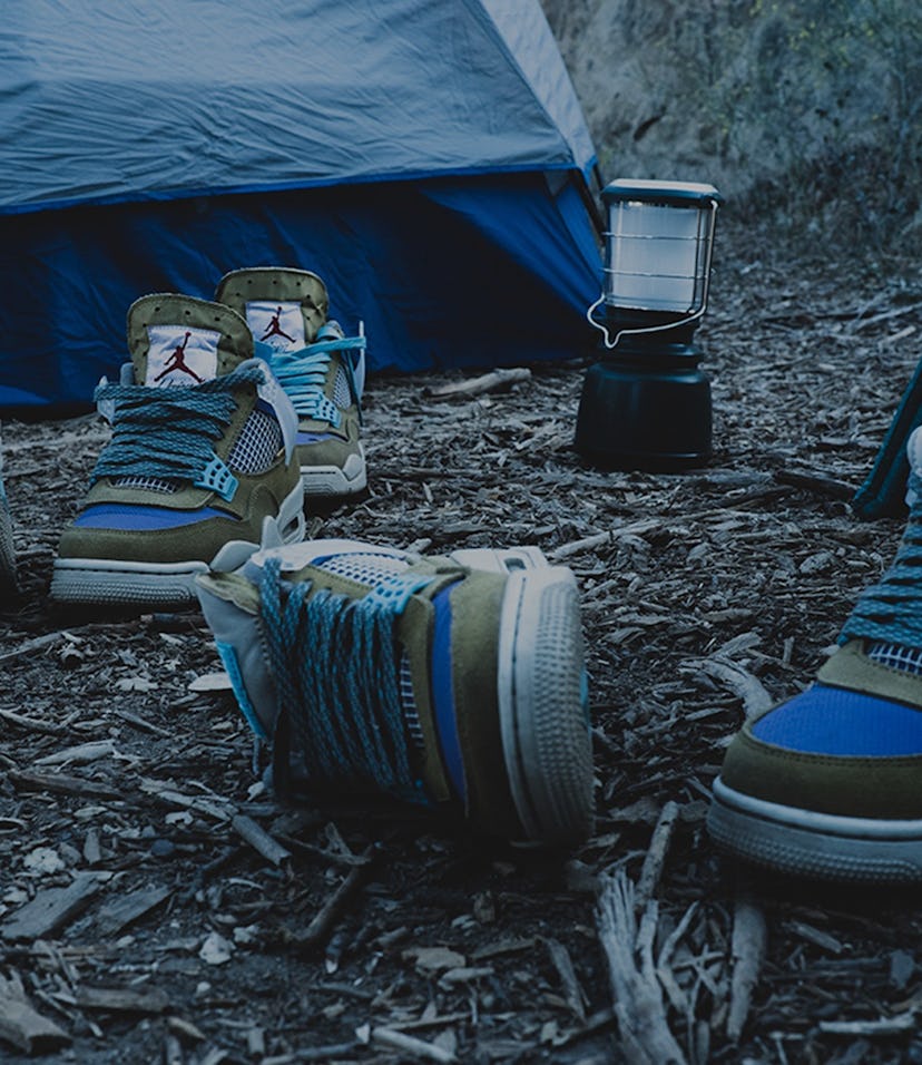 Union Air Jordan 4 Tent and Trail