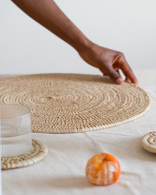 Handwoven Raffia Place Mats