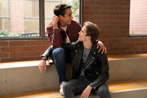 Victor and Benji on Love Victor via the Hulu press site