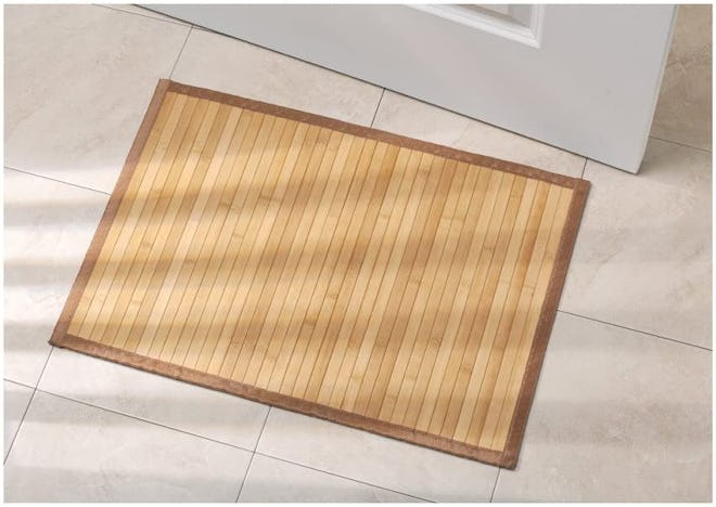 iDesign Bamboo Floor Mat
