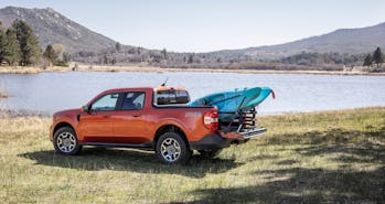 Ford just unveiled the Maverick, a compact hybrid pickup truck.