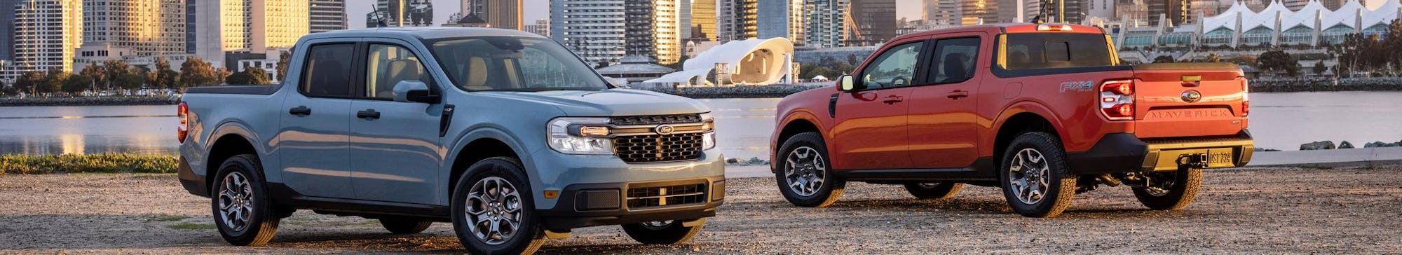Ford just unveiled the Maverick, a compact hybrid pickup truck.