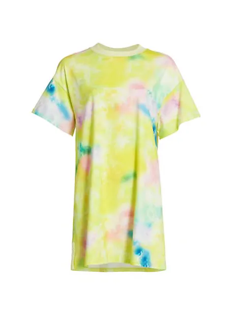 open lace back dress Girls Tie Dye T-Shirt Dress - Stylish and Comfortable Large