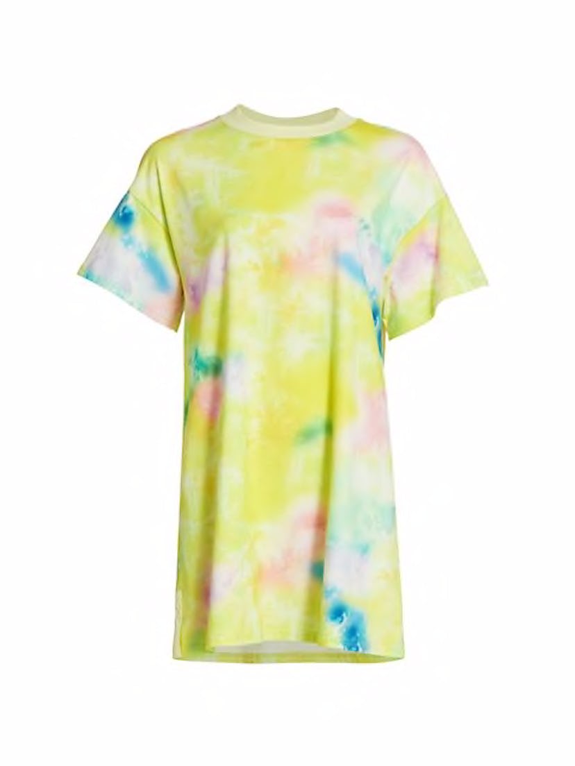 Alice + Olivia Garner Tie-Dye T-Shirt Dress