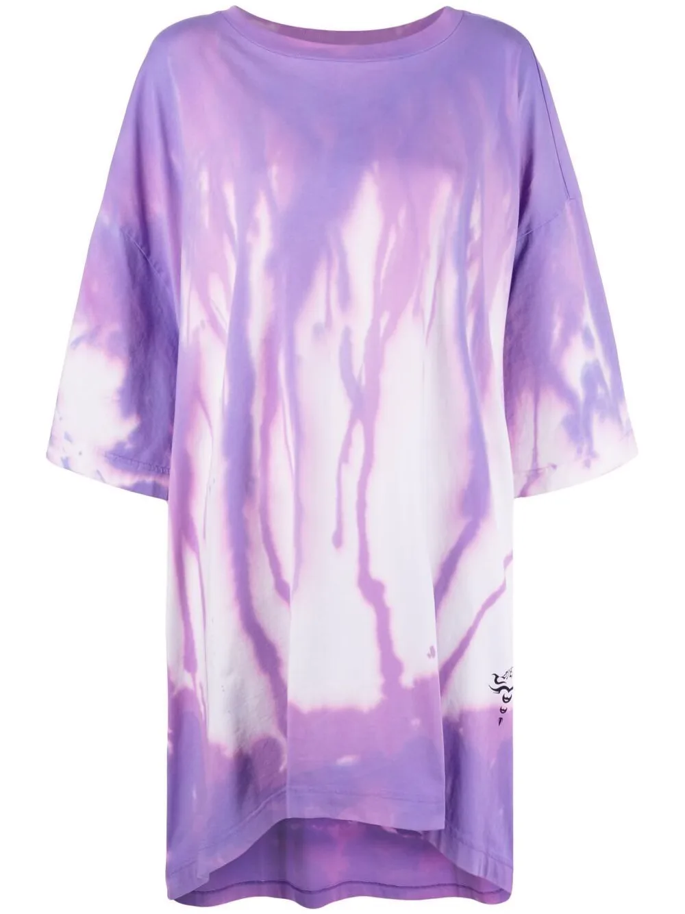 open lace back dress Oversized T-Shirt Dress