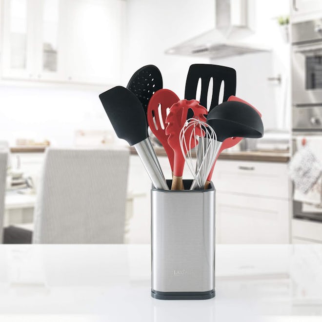 Laxinis World Stainless Steel Utensil Holder