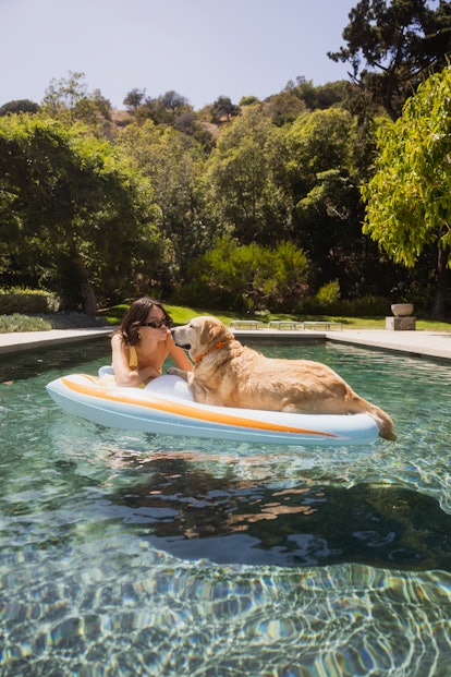 The FUNBOY x Bark summer 2021 dog pool floats are way too cute.