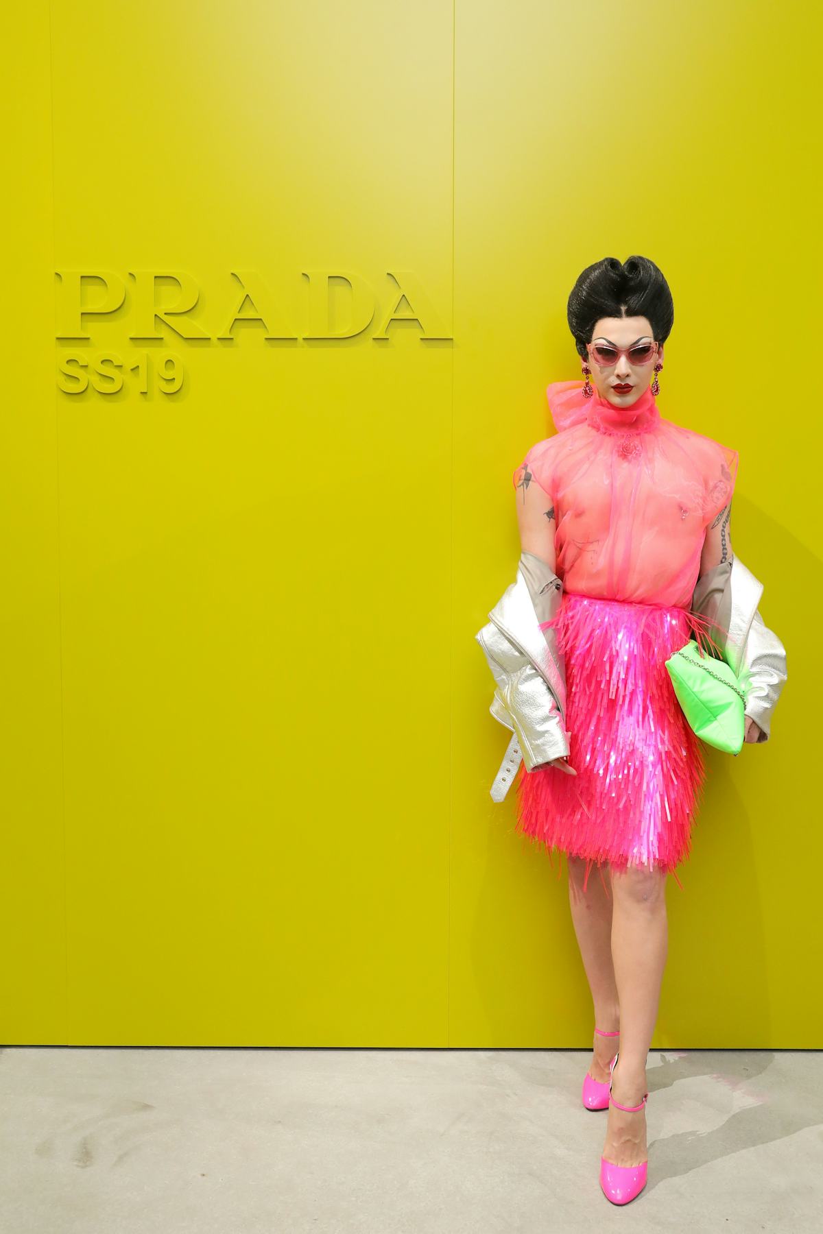 Violet Chachki in Prada. 