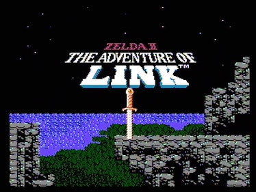 zelda 2 the adventure of link title screen
