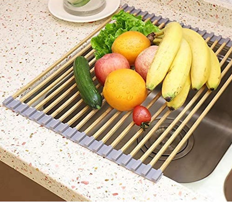 Freshmage Bamboo Dish Drying Rack