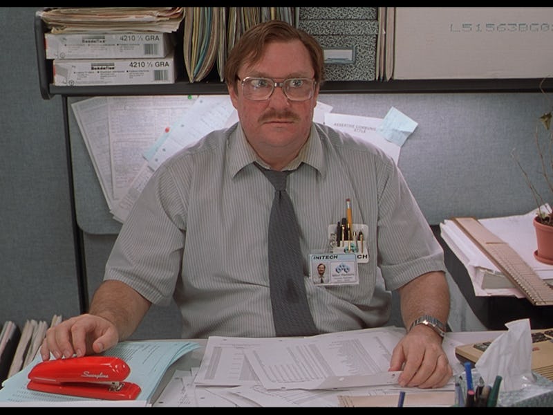 a still of milton from office space