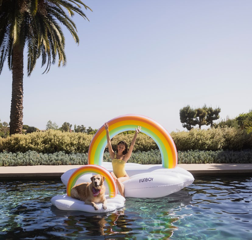 FUNBOY x Bark summer 2021 dog pool floats are way too good.
