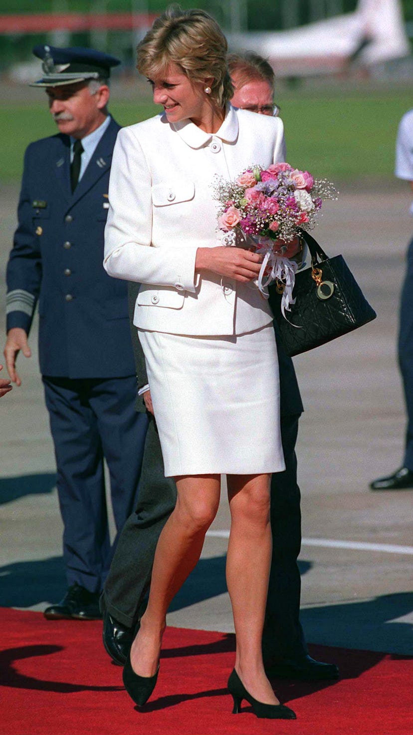 Princess Diana wearing Versace