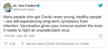 Many people who got Covid—even young, healthy people—are still experiencing long-term symptoms from ...