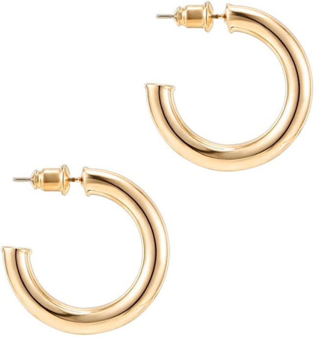 PAVOI 14K Gold Hoop Earrings