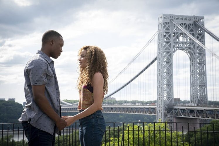 Corey Hawkins as Benny and Leslie Grace as Nina in 'In the Heights.'