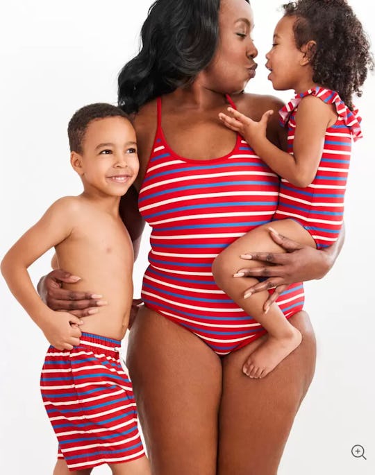 Girls 4th of july 2025 bathing suit