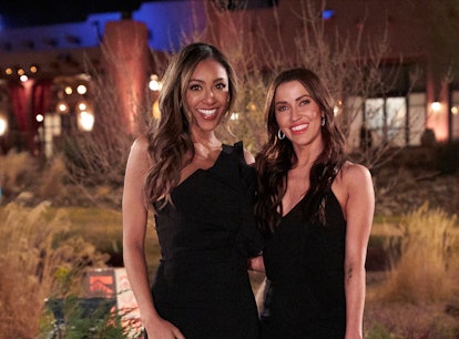 Tayshia Adams and Kaitlyn Bristowe as hosts on 'The Bachelorette' Season 17