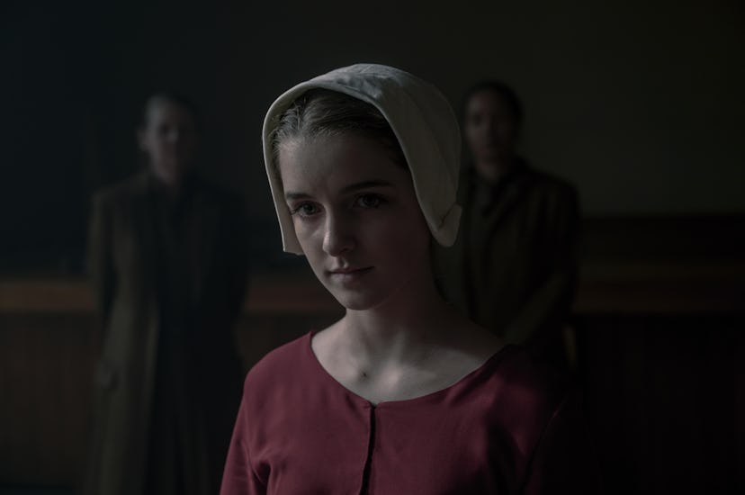 Mckenna Grace as Esther Keyes in The Handmaid's Tale via Hulu Press Site