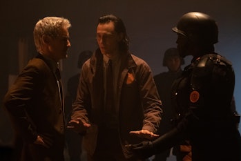 Loki talking to Mobius in Loki Episode 2