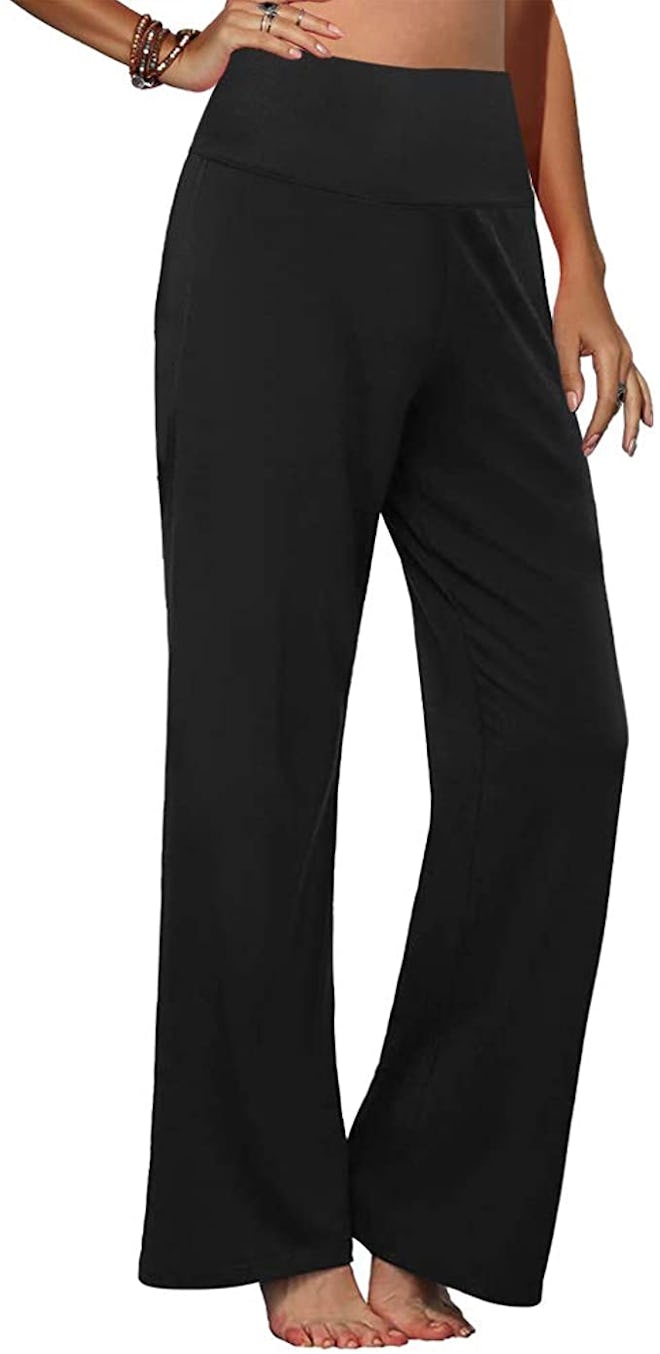 Arolina Women's Stretchy Wide Leg Palazzo Lounge Pants