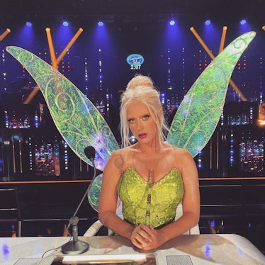 Katy Perry wearing wings