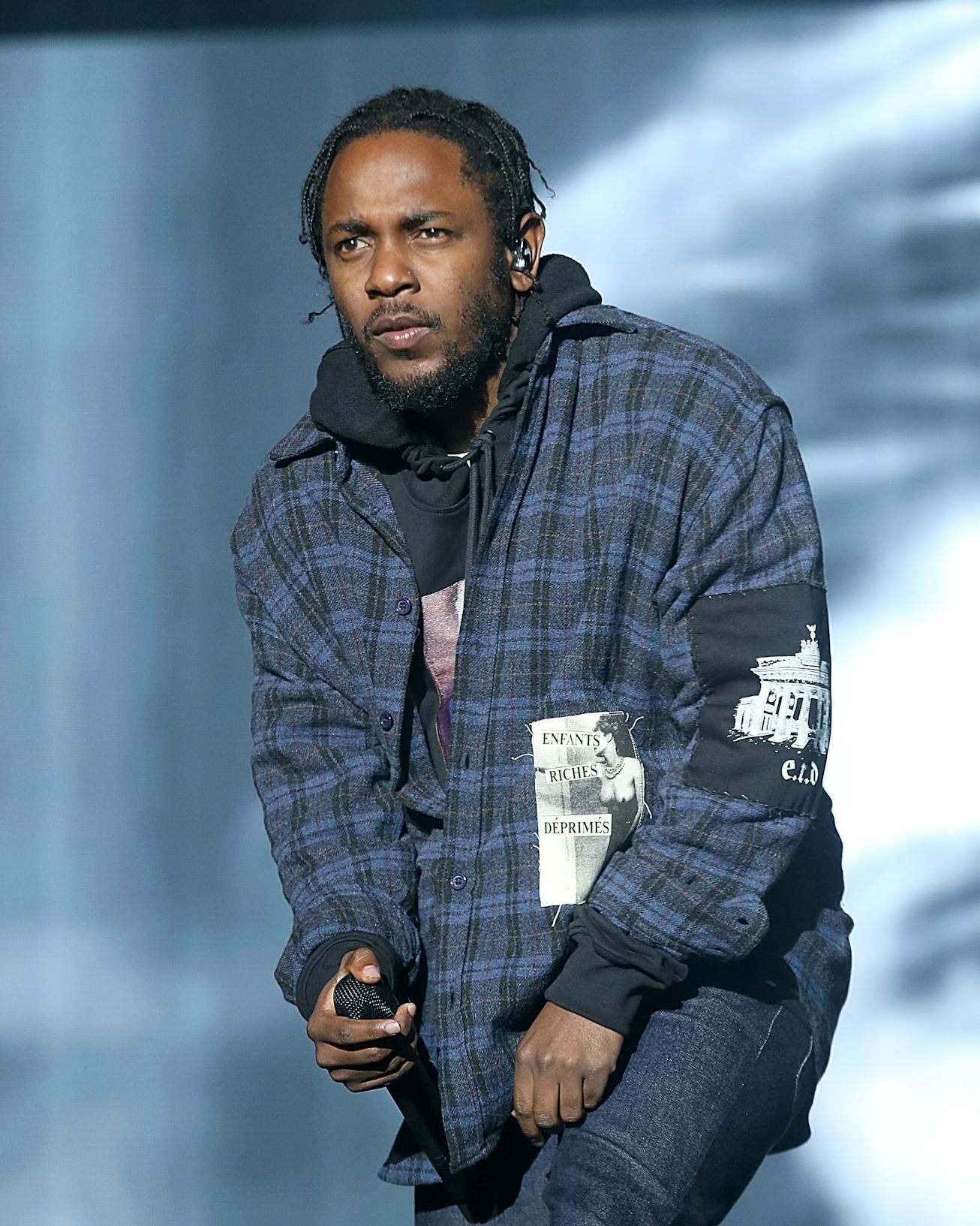 Kendrick Lamar performs in concert during the Austin City Limits Music Festival at Zilker Park on Oc...