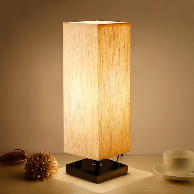 Aooshine Minimalist Solid Wood Table Lamp