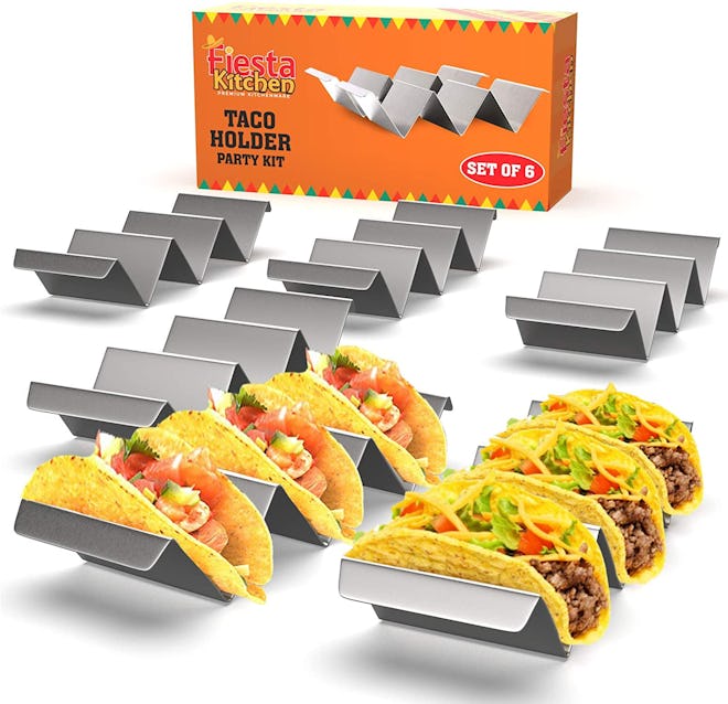 Fiesta Kitchen Taco Trays (Set of 6)