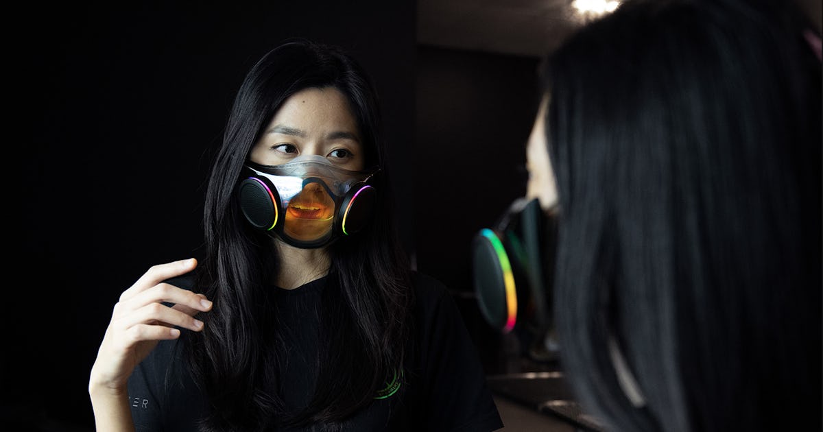 Razer's flashy, functional smart mask is officially launching this year