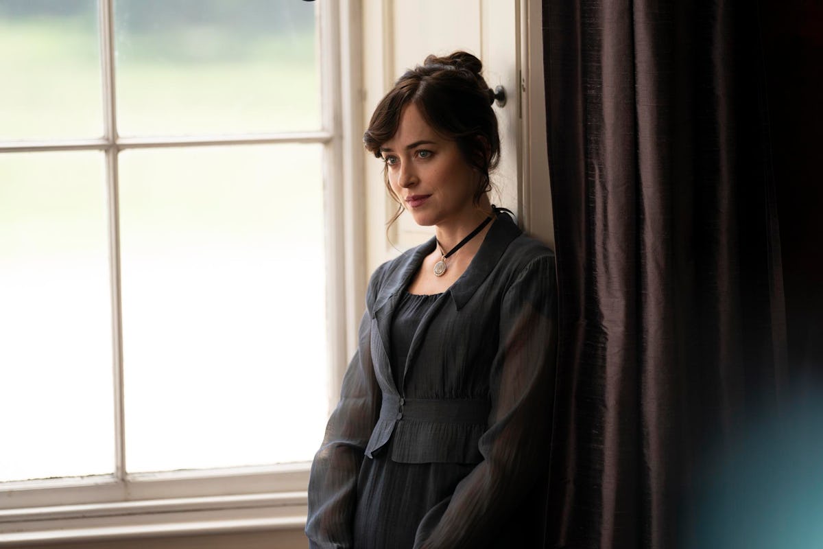 Dakota Johnson as Anne Elliot in Netflix's adaptation of 'Persuasion'