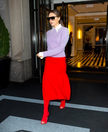 Victoria Beckham showing off her style