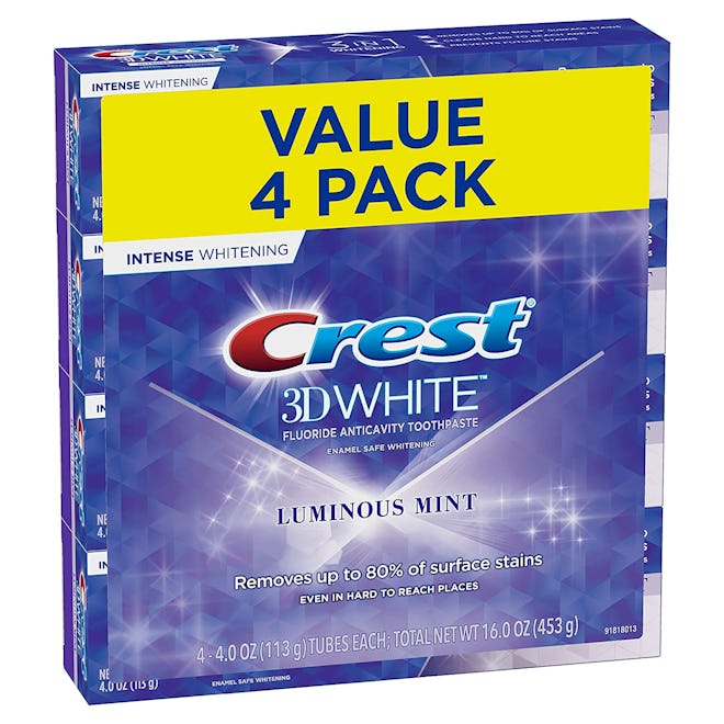 Crest 3D White Toothpaste (4-Pack) 