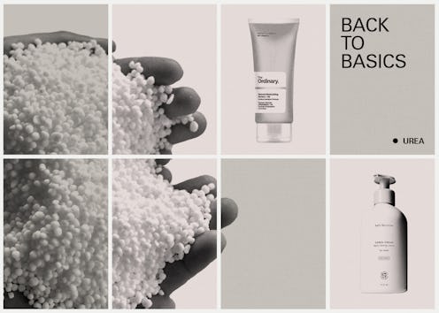 A collage with Carea Cream Daily Toning Lotion And Natural Moisturizing Factors + HA
