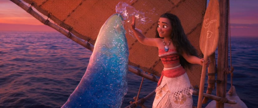 Moana is a movie for kids where the ocean is a character.