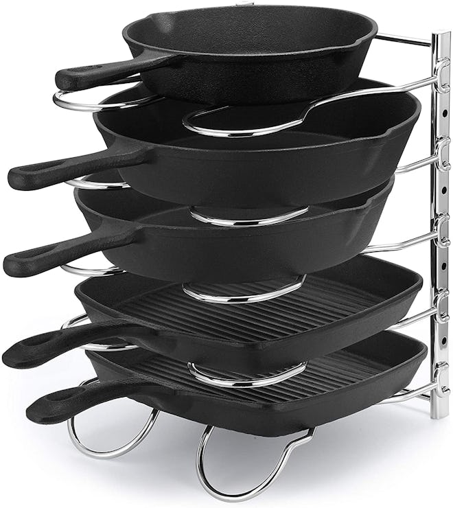 CAXXA Heavy Duty Pan Rack, Pot Lid Rack