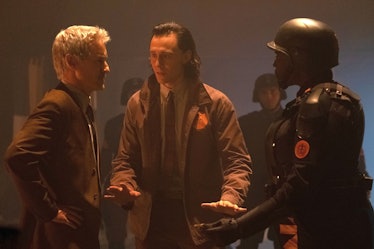 Tom Hiddleston as Loki, Owen Wilson as Agent Mobius, and Wunmi Mosaku as Hunter B-15 discuss seeing ...