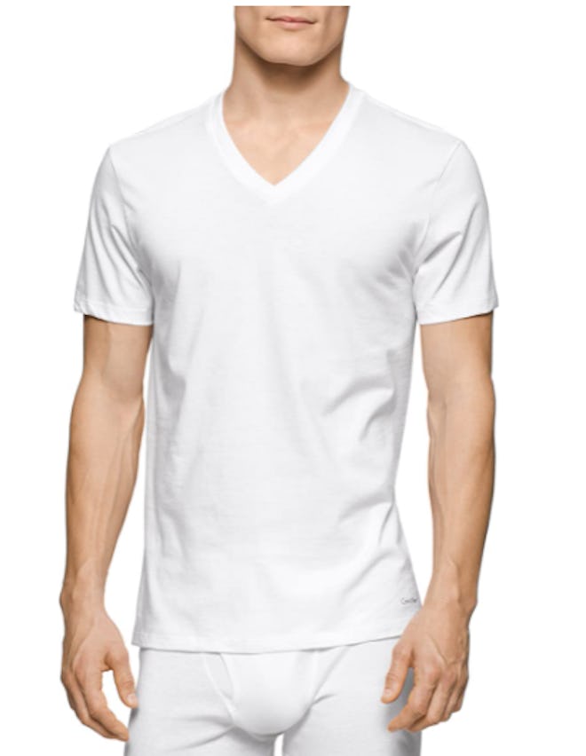 Calvin Klein Cotton Classics Multipack V-Neck T-Shirts, 3-Pack