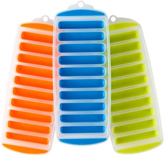 Lily's Home Silicone Narrow Ice Cube Trays 