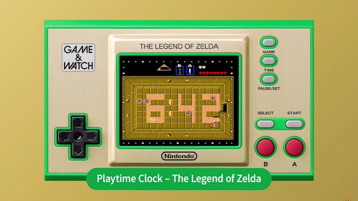 Nintendo Zelda Game & Watch interactive clock